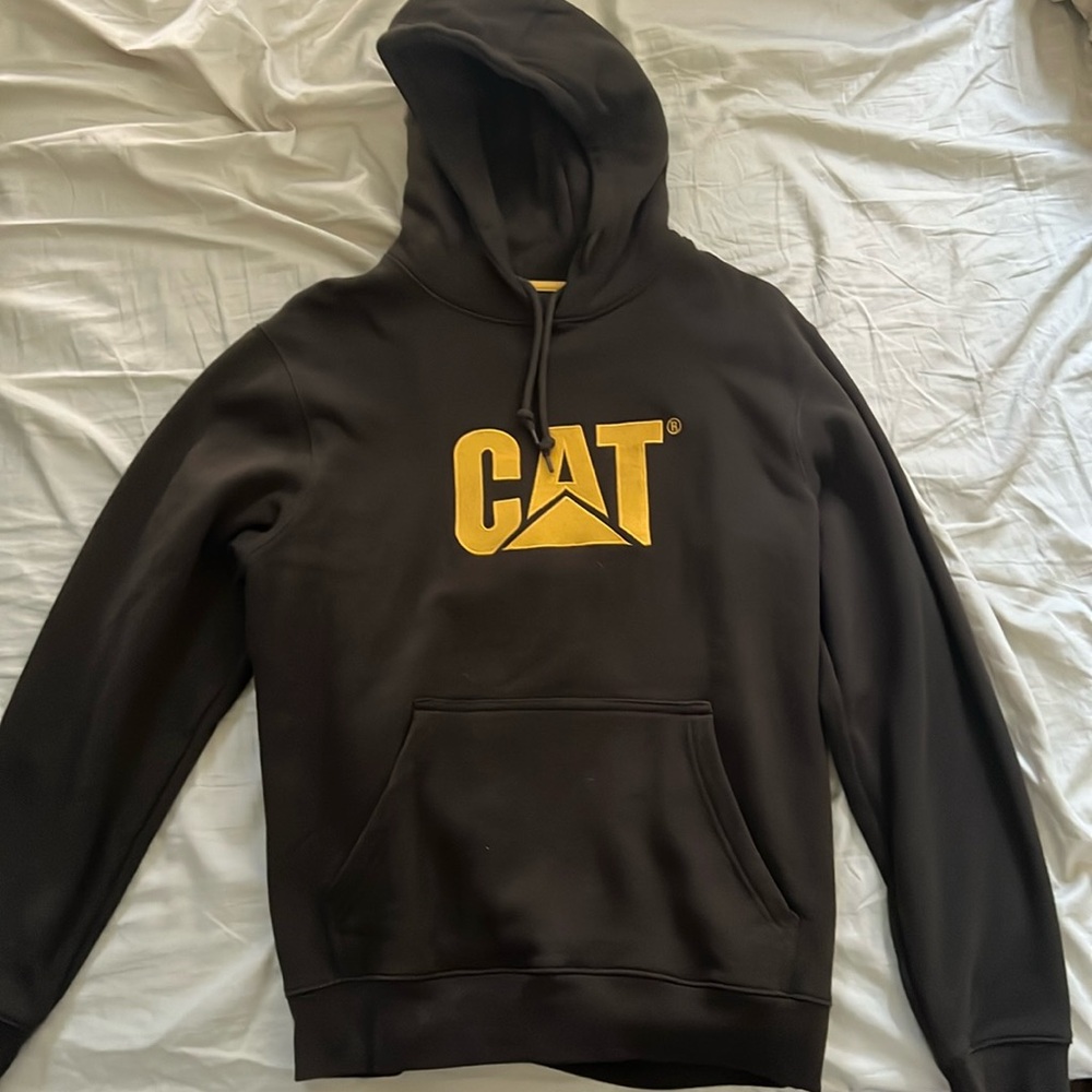 Caterpillar Heavy Fit Hoodie, Green, Medium